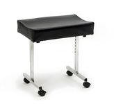 DAYS Cardiff Adjustable Footstool, Comfortable Padded Leg Rest with Non Slip Castors, Post Op, Elderly, Max Weight 100 kg