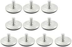 uxcell 10 Pcs M10 x 17mm Thread Leveling Feet Furniture Glide Mounts