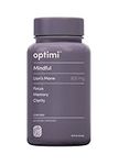 Optimi Lions Mane Mushroom Supplement, 60 Capsules, Mindful Formula to Boost Focus, Memory and Clarity 60 Capsules