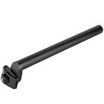 Mountain-Bike Seat - 25.4 * 300MM Mountain Road Bike Shockproof Bicycle Saddle Seat Post Tube Seatpost (Color : Black)