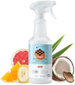 kin+kind Pee Stain & Odor Destroyer for Multi Surface - Made in the USA - Citrus Scented Spray - Natural Cleaner for Cat Urine, Stains - Multi Purose Cleaner - Fight Odor Effectively - 32 fl oz