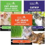 Cat Grass, Cat Grass for Indoor Cats, Cat Grass Seeds, Catnip Seeds, Cat Plant, Organic Cat Grass, Oat Seed, Barley Seeds for Planting, Cat Grass Seeds for Indoor Cats, Catnip Seeds for Planting