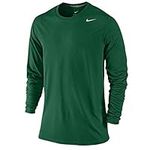 NIKE Men's Legend Long Sleeve Performance Shirt Green 727980 341 Size S