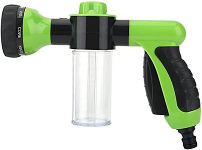 KAHEIGN Spruzzatore Della Schiuma Del Tubo Da Giardino, 8 Modelli Ugelli Ad Alta Pressione Spruzzatore Di Irrigazione Erogatore Di Sapone Con Serbatoio Per Autolavaggio Animali Domestici Doccia