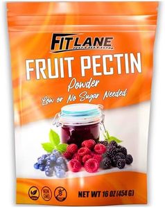 Low Sugar Pectin for Canning Jam and Jellies. Natural, Vegan and NON-GMO. Premium Bulk Fruit Pectin for Jam Powder. 1 lb (16 oz) Value Size Bag by Fit Lane Nutrition