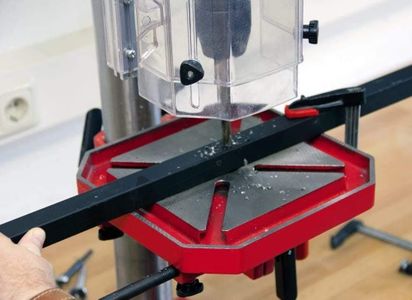Einhell TE-BD 750 E Pillar Drill – 750W, 1-16mm Quick-Change Chuck, Adjustable Table