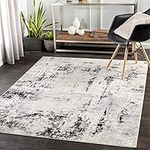 Surya Kyoto Abstract Rug - Area Rugs Living Room, Dining, Lounge, Bedside - Modern Marble Rug, Soft Luxurious Easy Care Medium Pile - Large Rug 150x213cm Rug