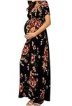 Xpenyo Women's Floral Maternity Dre