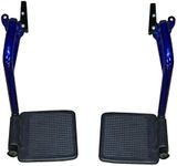 Drive Replacement Parts for Transport Chair ATC17 & 19 - Footrest Blue - Pair