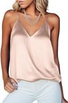 Ekouaer Women's Silk Satin Camisole