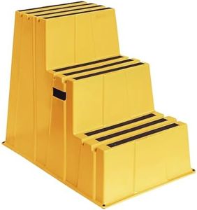 US Weight Yellow Safety Steps – Lightweight & Durable Anti-Slip Step Stools with High Visibility for Home, Office, and Industrial Use
