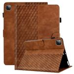 Vkooer Case for iPad Pro 11 Inch Case M4 2024 Generation Premium Leather Folio Cover with Card Pocket Multi Angle Viewing with Stand Function for iPad Pro 11 2024, Brown