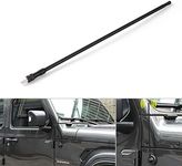 RT-TCZ Radio Antenna for Jeep Wrangler 13-inch Flexible Metal Car Radio Antenna for 2007 to 2020 Jeep Wrangler JK JKU JL JLU Sahara Rubicon 2 4 Door Gladiator