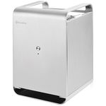 SilverStone Technology CS01-HS Premium Mini-ITX NAS case with All Aluminum Exterior and six 2.5" hot-swap Bays in Silver, SST-CS01S-HS