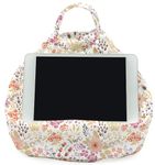 Rooms By Me Floral Tablet Stand Cushion for Tablets, eReaders, Smartphones and Books with Accesories Pocket | UK Made | Over 50 Designs