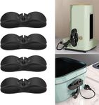 SWIMERO, 3 PCS Black Cable Holder Wrapper Winder Keeper Storage Clips, Power Wire Management Wrap Hooks for Kitchenaid Mixer, Pressure Cooker, Toaster, AFunCrafter