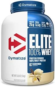 Dymatize Nutrition Elite Whey Protein Powder, Gourmet Vanilla, 5 Pound