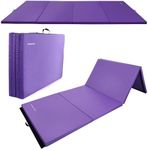 Folding Exercise Gymnastics Mat, 4'