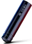 Ambition Ninja Wireless Tattoo Machine Rotary Battery Cartridge Pen with 2400mAh Power Supply Japan Coreless Motor Digital LCD Display Permanent Make Up Equipment for Professionals Tattoo Artists