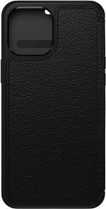 OtterBox Strada Folio Phone Case for Apple iPhone 12/12 Pro, Black