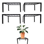 A TO Z HUB Pack of 4 Spe. Edition Decorative Planter Stand For Indoor and outdoor,Home,Kitchen,Terrace,Garden,Office,Schools,Hotel,restaurants,stands For Balcony garden Decore Items home office (Spe Edi 5)