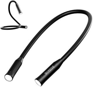 BIMEOE 300 Lumens Rechargeable Neck Light, Hands-Free Outdoor Work Light with 3 Color Modes, 3800mAh Battery, Flexible Gooseneck Light for Camping, Mechanics, Fishing, BBQ