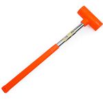 Stark Dead Blow Hammer 9 lb Pound with Non-Marring Rubber Coating 9lbs Head, Orange