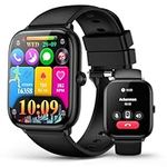 Smart Watch with Bluetooth Call, 2.06" AMOLED Display, Fitness Tracker with 118 Sports Modes, Heart Rate Sleep Blood Oxygen Monitor, IP68 Waterproof, Compatible with Android and iPhone