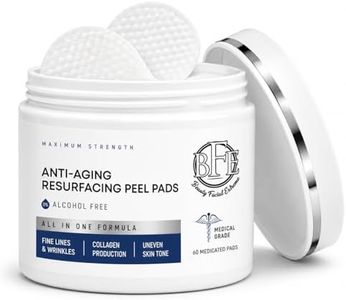 Anti Aging Resurfacing Exfoliating Peel Pads Treatment- Contains Lactic, Salicylic, & Glycolic for Face & Body. Repairs Fine Lines, Wrinkles, Dark Spots, Pores, Acne Scars & Uneven Skin Tone.