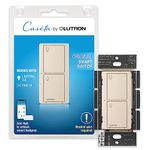 Lutron Caséta Wireless Smart Lighting Switch for All Bulb Types or Fans | PD-6ANS-LA | Light Almond