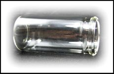 "Medicine Vial" 2 1/4-inch Glass Guitar Slide - a classic slide style for playing the blues