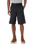 Dickies Men's 13-Inch Multi-Use Pocket Work Shorts, Black, W34