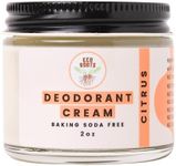 ECO ROOTS Natural Deodorant for Women & Men | Organic Deodorant Cream Non Aluminum | Baking Soda Free Healthy Deoderant for Body & Private Parts | All Vegan Pit Paste Zero Sweat | Citrus Scent