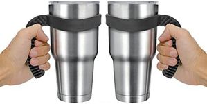 CHILLOUT LIFE Handle for YETI Cup 30 oz, Ozark Trail & 30 oz Tumblers, Comfortable Repositioning Handle for YETI Tumblers 30 oz and Up (Black Handle Only), 2 Pack