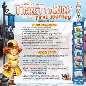 Ticket To Ride First Journey Europe Board Game – Family Edition