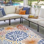 nuLOOM Monique Floral Indoor/Outdoor Area Rug, 5x8, Multi