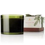 Thymes - Frasier Fir 3-Wick Seasonal Ceramic Wax Candle, 100-Hour Burn Time - 17 Ounces