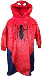 Marvel Spiderman Deluxe Oodie/Oversized Blanket Hoodie 2-7yrs, Spiderman, 6-7 Years