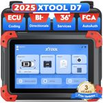 XTOOL D7 OBD2 Scanner, 2025 New V2.0 Bidirectional Scan Tool with ECU Coding, 36+ Resets, FCA AutoAuth, 3-Year Update, CAN FD, DoIP, Crankshaft Relearn, ABS Bleed, Full System Car Diagnostic Scanner
