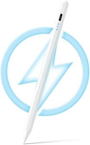 Stylus Pen for iPad 9th&10th Generation - iPad Pencil 2nd Generation, Fast Charge Active Pencil Compatible with 2018-2024 Apple iPad Pro11&12.9 inch, iPad Air 3/4/5,iPad 6-10,iPad Mini 5/6 Gen-White