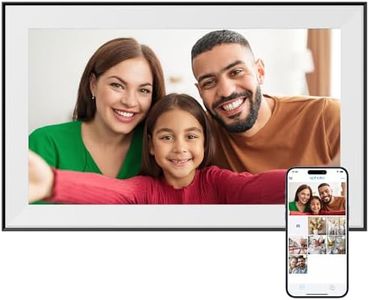 Dragon Touch Digital Picture Frame - 15.6 Inch WiFi Large Digital Photo Frame with 32GB Storage, FHD Touch Screen, Easy Setup to Share Photos or Videos Remotely via Vphoto App from Anywhere