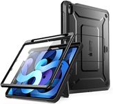 SUPCASE for iPad 10th Generation Case with Screen Protector (Unicorn Beetle Pro), [Built-in Stand & Pencil Holder] Heavy Duty Rugged Protective Case for iPad 10th Gen 10.9 Inch (2022), Black