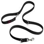 Halti Training Lead - Professional No-Pull Double-Ended Dog Lead, Lightweight, Soft & Durable, Ideal for Obedience Training & Everyday Walks with Dogs and Puppies (Size Large, Black, 2m)