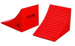 Checkers Industrial Safety Products UC1600-P Urethane Wheel Chock, Pair