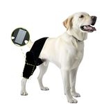 Lushnessu Dog Leg Braces for Back Leg- Dog ACL Brace for Torn and Back Hind Rear Legs ACL Tear, Dog Leg Brace for Hip Dysplasia, Dog Arthritis, Luxating Patella(Size M)