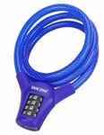 DOCOSS-Ultra Strong Bike Helmet Lock for Bike,Cycle Lock for Bicycle,Bike Helmet Lock for Two Wheeler,Password Number Lock (Pro)