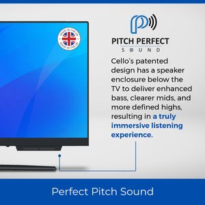 Cello 19" LED TV – Compact HD Display for Small Spaces