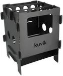 Kuvik Compact Titanium Wood Stove - Ultralight and Compact Stove for Backpacking, Camping, and Survival