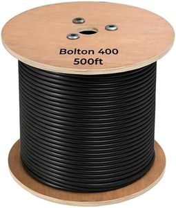 Bolton Technical Bolton400 (BT974723) 50-ohm Black Coax Cable - Low Loss Coaxial LMR®400 Spec (500 Ft)