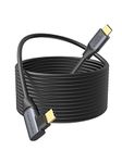 CableCreation 16Ft Link Vr Cable Compatible With Meta Quest Pro/Quest2/Pico4 And More Vr Headset,5Gbps Usb C To C High Speed Cable,Vr Headsets Accessories Gaming Pc Link Cable 5 Meters,Black